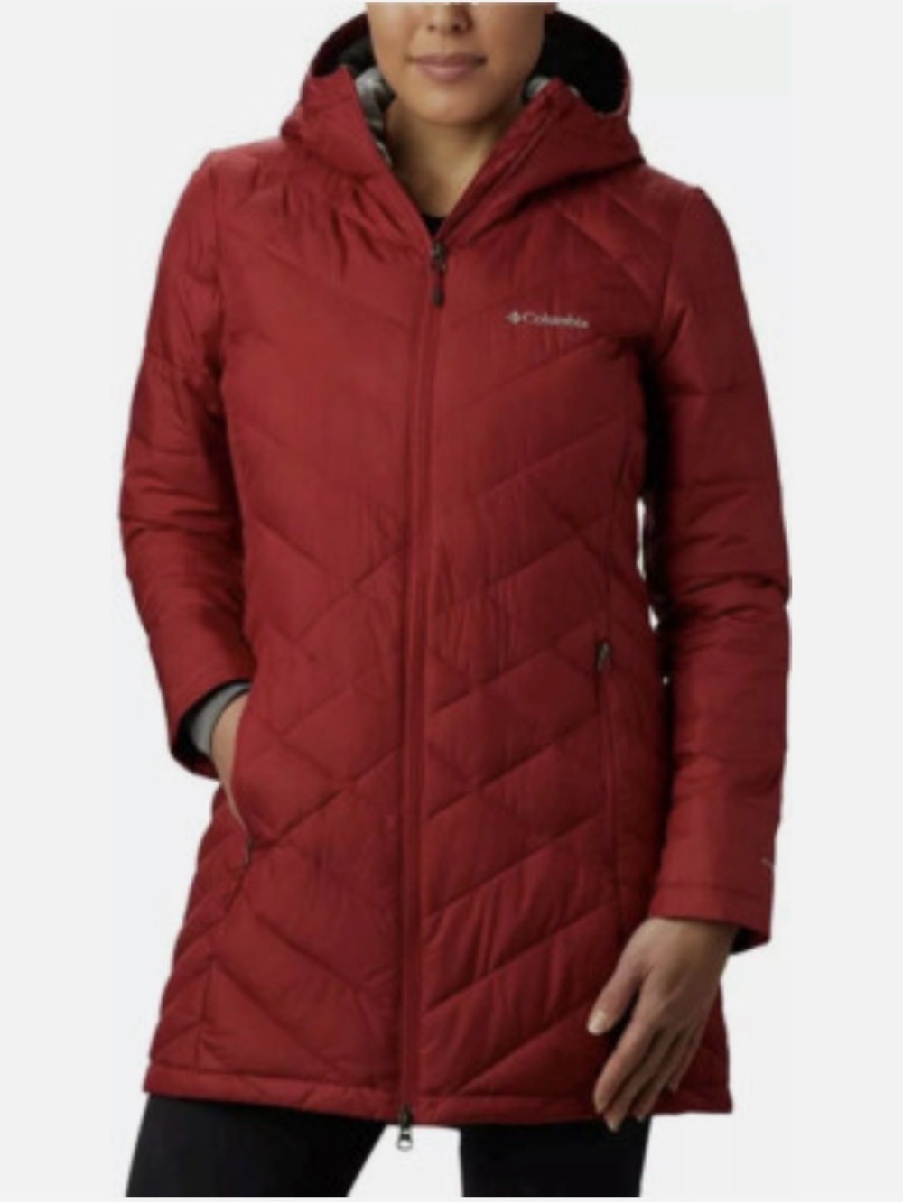 Columbia women’s heavenly long insulated jacket